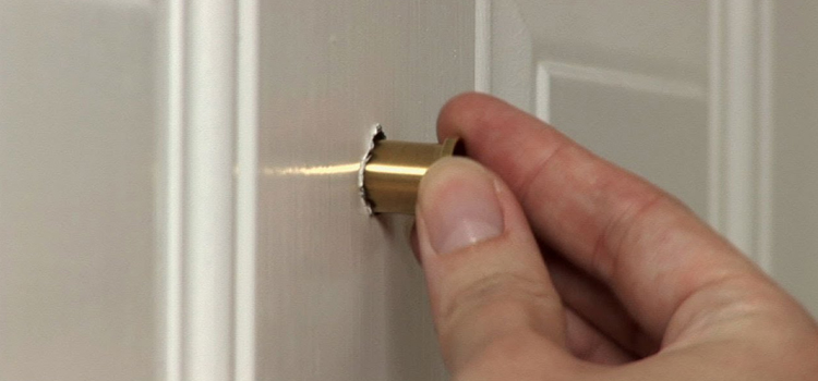 peephole door repair in West Sacramento