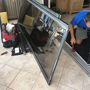 sliding glass door frame repair West Sacramento